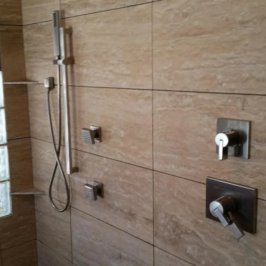 Shower fixture installation for Water Heater Replacement in Morgan City